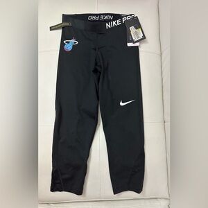 Nike Pro Tight Fit Capri Leggings, Limited Edition Miami Heat, Size Small